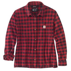 CARHARTT Rugged Flex® Loose Fit Flannel Shirt NWT Size Small